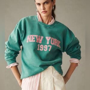 Anthropologie Vintage Style New York 1997 Sweatshirt
